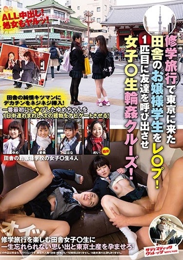 SVDVD-777 修学旅行で东京に来た田舎のお嬢様学生をレ○プ！1匹?